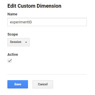  custom dimension     (scope session)